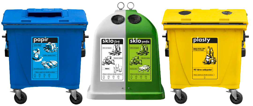 Barevné kontejnery